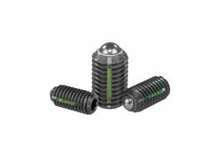 03031 - Spring plunger, hexagon socket, LONG-LOK