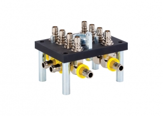 8-channel multicoupler Plugs for Push-on hose (fixed)