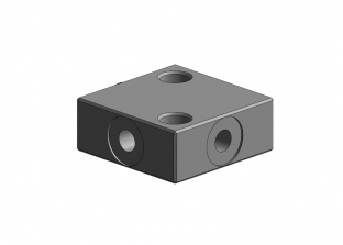 PLC M6 - Distribution block - 4 outlets M6