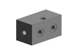 PLD 4 - Distribution block - 6 outlets G1/8"