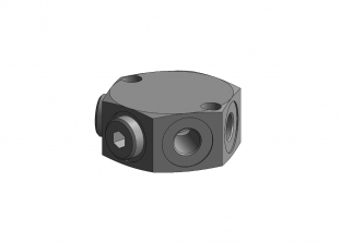 PLH 1/8 - Distribution block - 6 outlets G1/8"
