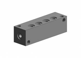 PLK 8 - Distribution block - 14 outlets G1/8"
